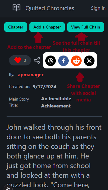 example of a chapter and how to read
